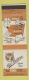 Matchbook Cover - Mid Western Sport Togs Clothes Berlin WI