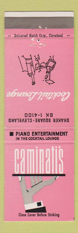 Matchbook Cover - Caminati's Restaurant Cleveland OH