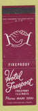 Matchbook Cover - Hotel Freeport IL