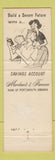 Matchbook Cover - Merchants and Farms Bank Portsmouth VA