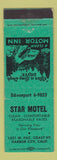 Matchbook Cover - Star Motel Harbor City CA