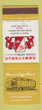 Matchbook Cover - Lau's Arcadia Chiong Shing Singapore Merano Coffee House
