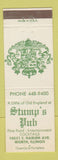 Matchbook Cover - Stump's Pub Worth IL
