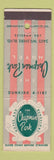 Matchbook Cover - Chapman Park Hotel Los Angeles CA