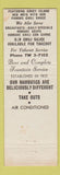 Matchbook Cover - Caris' Red Lion Luncheteria Bay City MI WEAR