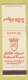 Matchbook Cover - La Cote & Argent Restaurant Larchmont NY