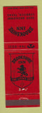 Matchbook Cover - Brookshire Inn Lubbock TX