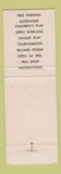 Matchbook Cover - Cal Bowling Lakewood CA