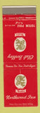 Matchbook Cover - Lund's Northwood Inn Totem Pole Berkley Royal Oak MI