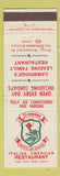 Matchbook Cover - Simeones Italian Restaurant Cambridge MA