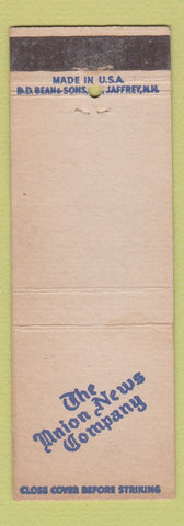 Matchbook Cover - Union News Company DD Bean