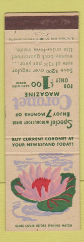 Matchbook Cover - Coronet Magazine