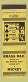 Matchbook Cover - Brass Rail Des Moines IA WEAR