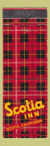 Matchbook Cover - Scotia Inn Scotia CA