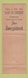 Matchbook Cover - A Bit of Sweden Chicago IL