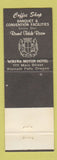 Matchbook Cover - Winema Motor Hotel Klamath Falls OR