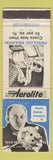 Matchbook Cover - Aerolite Fiberglass Insulation South Africa girlie