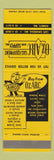 Matchbook Cover - Oz Arc Gas Equipment Cape Girardeau Kennett MO