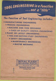 Matchbook Cover - American Society Tool Engineers 40 Strike