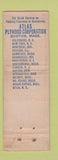 Matchbook Cover - Atlas Plywood Boston MA WEAR