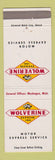 Matchbook Cover - Wolverine Express Trucking Muskegon MI