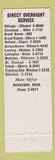 Matchbook Cover - Wolverine Express Trucking Muskegon MI