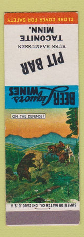 Matchbook Cover - Pit Bar Taconite MN