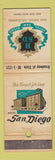 Matchbook Cover - Hotel San Diego CA WEAR