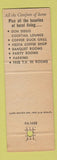 Matchbook Cover - Hotel San Diego CA WEAR