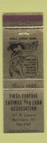 Matchbook Cover - First Federal Savings Loan Belvidere IL