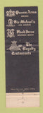 Matchbook Cover - Queens Arms Restaurant Encino CA