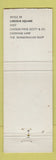 Matchbook Cover - Urbana Lincoln Hotel IL Rally Room