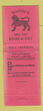 Matchbook Cover - Martini Liquor Booth's Dry Gin Andre Negresco WORN France