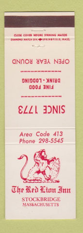 Matchbook Cover - Red Lion Inn Stockbridge MA