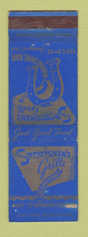 Matchbook Cover - Sportsman's Grille Davenport IA WEAR