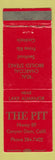 Matchbook Cover - The Pit Canyon Dam CA