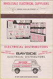 Matchbook Cover - Bayside Electrical Distributors San Francisco CA 40 Strike