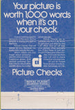 Matchbook Cover - Bank Picture Checks Memphis TN 40 Strike