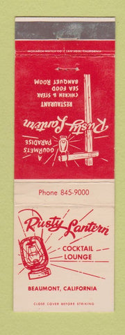 Matchbook Cover - Rusty Lantern Beaumont CA