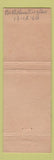 Matchbook Cover - Highlands Inn Carmel by the Sea CA