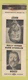 Matchbook Cover - Norm Standlee Rolly Somer Liquor Redwood City CA WORN
