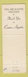 Matchbook Cover - Marjan's Deli Santa Monica CA WEAR