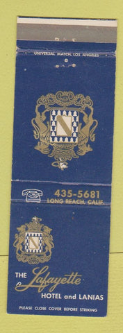 Matchbook Cover - Lafayette Hotel Long Beach CA