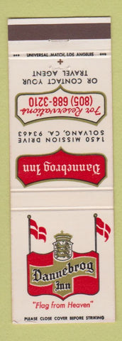 Matchbook Cover - Dannebrog Inn Solvang CA
