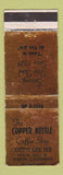 Matchbook Cover - Copper Kettle Coffee Shop Kittie Lee Inn Bishop CA WEAR