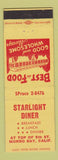 Matchbook Cover - Starlight Diner Morro Bay CA