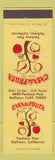 Matchbook Cover - Casa de Fruta Hollister CA