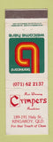 Matchbook Cover - Crimpers Salon Kingaroy Australia