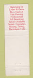 Matchbook Cover - Crimpers Salon Kingaroy Australia