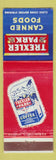 Matchbook Cover - Trexler Park Canned Foods Coffee DD Bean